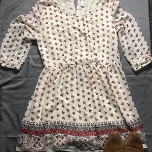 Floral Peasant Dress